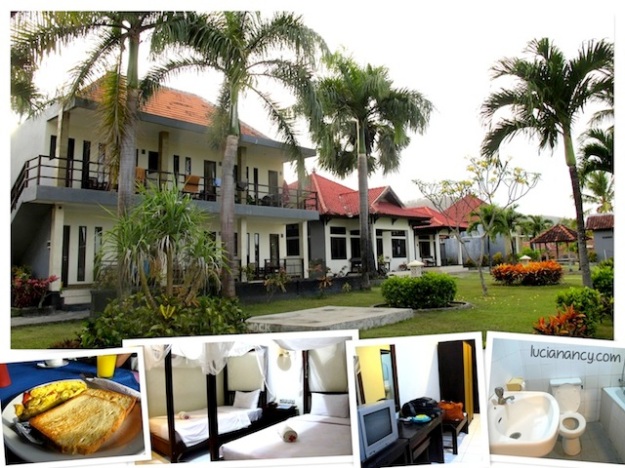 Kondisi kamar dan lingkungan sekitar Hotel Amangati, Kabupaten Dompu, Pulau Sumbawa.